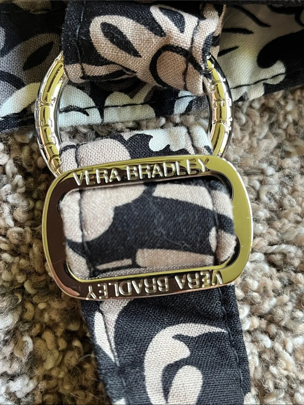 Vera Bradley Cross Body Purse - Hipster Shoulder Bag - Retired Pattern BAROQUE - Picture 10 of 12